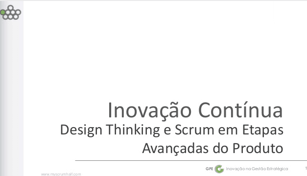 Design Thinking e Scrum no Scrum Gathering Rio 2014
