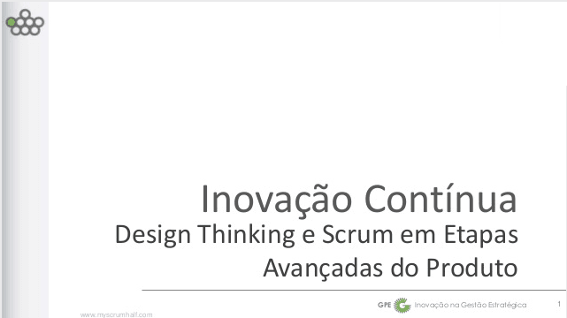 (Português) Design Thinking e Scrum no Scrum Gathering Rio 2014